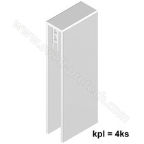 EVOLUTION 100 Krytky pre skenenú bočnicu, biela