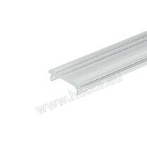LED krycia lišta do led profilu ( vonk,vnút,roh,korpus ) priezračná , 3,5m / Zobal