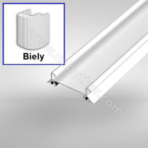 Spodná koľaj GAMA biela lesklá Spodná koľaj GAMA biela lesklá