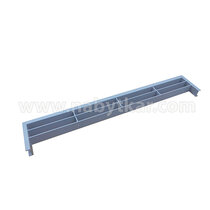 Ventilačná mriežka do lišty coklovej, sivá ,na otvor 380 x 60 mm Ventilačná mriežka do lišty coklovej, sivá ,na otvor 380 x 60 mm