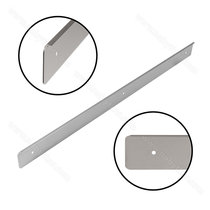 LPD QUATRO 2obl. 38 -R4.5, Koncova - L, INOX
