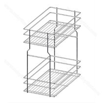 VARIANT MULTI košík spodný bez výsuvu, cargo mini 500 L-450 mm,efekt chróm /Rejs VARIANT MULTI košík spodný bez výsuvu, cargo mini 500 L-450 mm,efekt chróm /Rejs