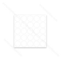 Krytky samolep.fi 14 mm W980 SM biela (1 plátok= 25 krytiek) nr.320 Krytky samolep.fi 14 mm W980 SM biela (1 plátok= 25 krytiek) nr.320