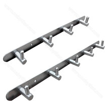 Vešiaková lišta - L vešiaky leštený inox / LUX Vešiaková lišta - L vešiaky leštený inox / LUX