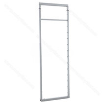 Rám k potrav.košu 255A, výška: 1880-2180mm, Grey / SIGE