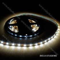 LED PAS 2835 IP20, 120LED/m 12V, š-8mm, L-5m,(1m=24W)18-20 LM, biela studenál/TOP LED PAS 2835 IP20, 120LED/m 12V, š-8mm, L-5m,(1m=24W)18-20 LM, biela studenál/TOP