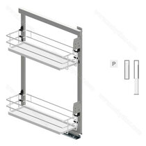 MAXIMA EVO 2  MINI 20X50-2P.,BOČNÝ,P. chróm - biely /Rejs