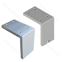 Nábytk.noha NA20-C00 100, hliník /Gamet Nábytk.noha NA20-C00 100, hliník /Gamet