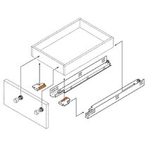 Tandem PLUS 560H skrytý plnovýsuv 30kg Blumotion-..... - KOMPLET  Tandem PLUS 560H skrytý plnovýsuv 30kg Blumotion-..... - KOMPLET