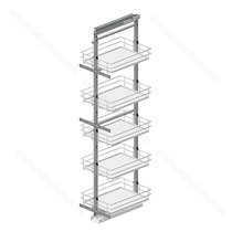 MAXIMA EVO 2 stojan+koše Cargo maxi 400/5 1700-1900 chróm/biely (bez vysuvu) / Rejs