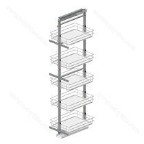 MAXIMA EVO 2 stojan+koše Cargo maxi 300/5 1700-1900 chróm/biely (bez vysuvu) / Rejs