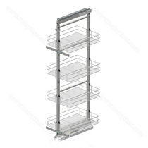 MAXIMA CLASSIC stojan+koše Cargo maxi 500/4 1200-1400 chróm (bez vysuvu) / Rejs