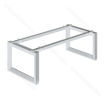 Kancelárska podnož SIMA 154 rovná, biela