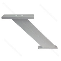 Bar.vzpera šikmá ŠTVORCOVÁ ECO V -170 , hliník /Rejs  (bal:2 ks)