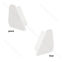 LED PROFIL - 16x13mm Rohový, Profil - hliník, koncovka biela /CP LED PROFIL - 16x13mm Rohový, Profil - hliník, koncovka biela /CP