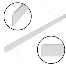 LPD QUATRO 2obl. 38x900-R4.5, Koncova - L, INOX