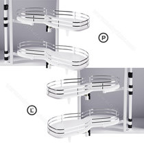 Erg.roh.kôš ASTON "100" 2 pol. s tlmením, chróm+biela / Iron Line