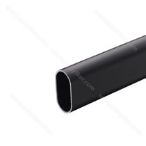 Vešiaková tyč oválna 3m, čierna Vešiaková tyč oválna 3m, čierna