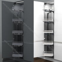 Potravinový otočný koš ASTON "50", 464x440x1760 /Iron Line