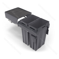 Kôš na odpadky 362-380 x 520 x 540, 54l.antracit,do 400 mm /Irone