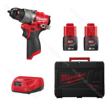 Akumulátorová príklepová vrtačka, 2 x M12 2Ah sada akumulátorov, C12 C nabíjacka, Heavy Duty Kufor