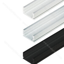 LED PROFIL - 08x16mm, Profil, 3,5m (bez krycej lišty)/Zobal