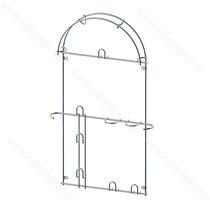  Držiak hadice na vysavač velký, efekt chróm / Rejs