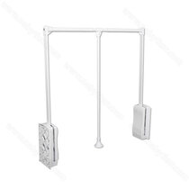 Sklopný vešiak 45-60cm, chróm- biely