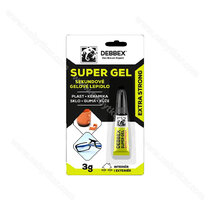 Sekundové gélové lepidlo SUPER GEL 3g DEBBEX blister/ Den Brawen Sekundové gélové lepidlo SUPER GEL 3g DEBBEX blister/ Den Brawen