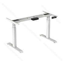 Kancelárska podnož FUTURO elektr. nastavitelná (625mm-1275mm), rovná, BIELA / Rejs