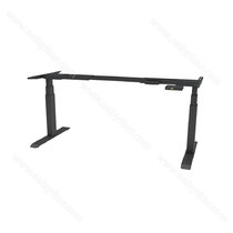 Kancelárska podnož FUTURO II elektr. nastavitelná (625mm-1275mm), rovná, čierna,model 2024 / Rejs