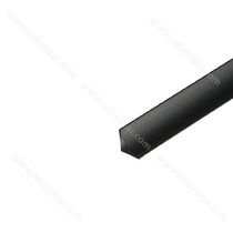 Lišta tesn.na prac.d. 15x15 trojuhol.d-3,5m čierna mat C-35