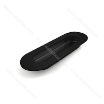 Madlo zápustné F034 120x40x12 mm, čierne mat. Madlo zápustné F034 120x40x12 mm, čierne mat.
