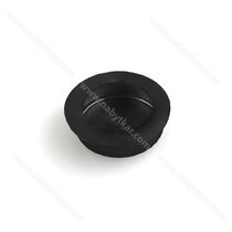 Madlo zápustné F035 40x35x12 mm, čierne mat Madlo zápustné F035 40x35x12 mm, čierne mat