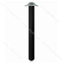 Stol.noha 60x60/1100/R, čierna