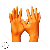 Jednorázové rukavice oranžová Nitril Ultra Grip nepudrované vel. L 50 kusov Jednorázové rukavice oranžová Nitril Ultra Grip nepudrované vel. L 50 kusov