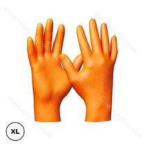 Jednorázové rukavice oranžová Nitril Ultra Grip nepudrované vel.XL 50 kusov Jednorázové rukavice oranžová Nitril Ultra Grip nepudrované vel.XL 50 kusov