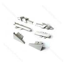 Sada koncoviek a uhlov pre tes.lištu WAP 112 31X18, šedá