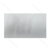 Krytky  samolep.40 mm , BIELA 8685 SU (1 plátok=6 krytiek) nr.319 Krytky  samolep.40 mm , BIELA 8685 SU (1 plátok=6 krytiek) nr.319