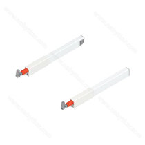 Reling hranatý ZRG.207 ANTARO 270 biely L+P /Blum Reling hranatý ZRG.207 ANTARO 270 biely L+P /Blum