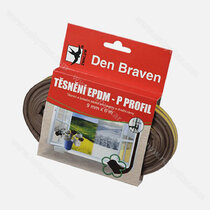 Tesniaci profil- P 9x5,5x6m hnedý EPDM (Mappy) / Den Br. Tesniaci profil- P 9x5,5x6m hnedý EPDM (Mappy) / Den Br.