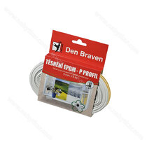 Tesniaci profil- P 9x5,5x6m biely EPDM (Mappy) / Den Br. Tesniaci profil- P 9x5,5x6m biely EPDM (Mappy) / Den Br.