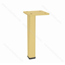 Nábytk.noha Z-4615 100mm, zlato mat. bez regulácie  Nábytk.noha Z-4615 100mm, zlato mat. bez regulácie