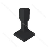 Gripless LIGHT uholník vonkajší na profil typ "L" čierny  Gripless LIGHT uholník vonkajší na profil typ "L" čierny
