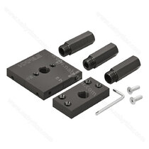 Vrtací přípravek, pro Häfele Loox, pro kabely a spínače 001.25.080, vrtací pouzdra 8, 10, 12 mm Vrtací přípravek, pro Häfele Loox, pro kabely a spínače 001.25.080, vrtací pouzdra 8, 10, 12 mm