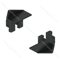 Koncová krytka, Pro Häfele Loox5 profil 1105, plast čierna (bal.=1P+1L)