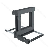 Výsuvný mechanizmus „SPAZIO“ pre rohovú skrinku, UNIVERZAL, s tichým zatváraním, ANTRACIT / SIGE