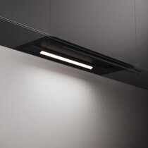 Odsávač pár CASTORE 60 čierny, montáž na dno hornej skrinky 