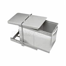 Kôš na odpadky ART 252, chróm