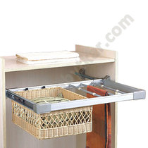 Výs.kôš prútený na bielizeň K23, 848-920,hliník /Iron line